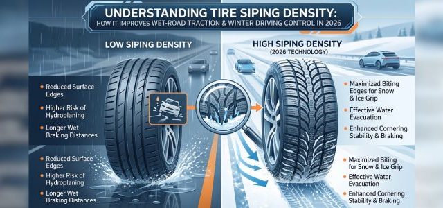 How Tire Siping Density Improves Wet-Road Traction and Winter Driving Control in 2026